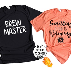 Halloween Pregnancy Announcement Shirt, Pregnancy Announcement, Something Good is Brewing Shirt, Couples Halloween Shirts, Pregnancy Reveal