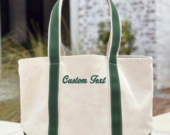 Embroidered Tote Bag, Custom Tote Bag,Personalized Embroidered Tote, Gift for Mom, Travel Bag, Gift for Her, Custom Name Tote Bag,Custom Bag