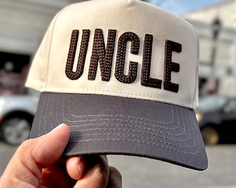 Uncle Hat, Custom Uncle Hat, Promoted to Uncle, Custom Embroidered Hat, Gift for Uncle, Best Uncle Gift,Pregnancy Announcement,New Uncle Hat