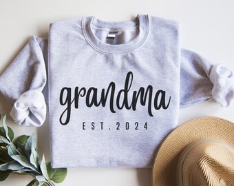 Grandma Sweatshirt - Mothers Day Gift - Nana Custom Sweater - Personalized Gifts for Grandma - Gift for Grandma - Gifts under 20 -