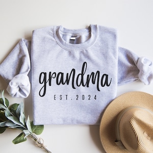 Grandma Sweatshirt - Mothers Day Gift - Nana Custom Sweater - Personalized Gifts for Grandma - Gift for Grandma - Gifts under 20 -