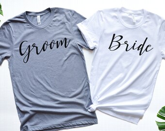 Bride and Groom Shirts, Wedding Shirts, Newlywed Shirts, Mr and Mrs Shirts, Bride Shirt, Honeymoon Shirts, Couples Shirts,Bridal Shower gift
