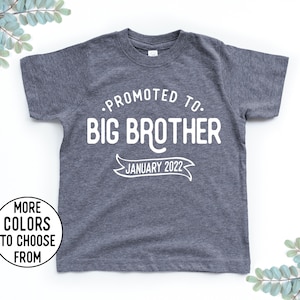 Big Brother announcement shirt,  Big Brother shirt, Pregnancy announcement shirt, Promoted to big brother, Soon to be big brother, Big Bro