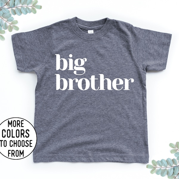 Big Brother Shirt, Big Brother T-Shirt, Big Bro Shirt, Baby Announcement, Big Bro t-shirt