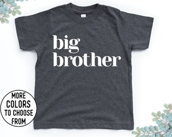 Big Brother Shirt, Big Brother T-Shirt, Big Bro Shirt, Baby Announcement, Big Bro t-shirt