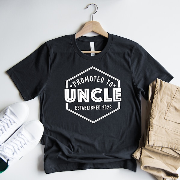 Promoted to Uncle Shirt: Pregnancy Announcement, New Uncle Gift