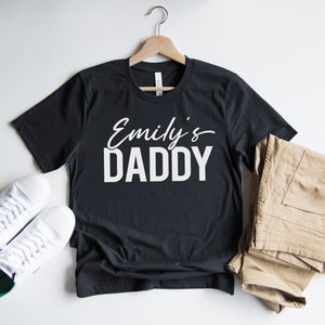 Custom Dad Shirt, Father's Day Shirt, Customized Dad Shirt, Dad Shirt with Kids Name, Gift for Dad, New Dad Shirt, Custom Shirt for Dad