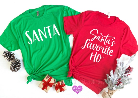 Couple Christmas Shirt Set/ Funny Christmas Shirt/ Christmas Shirt Set/ Matching Shirt Set/Christmas Pajamas/ His and Hers Christmas