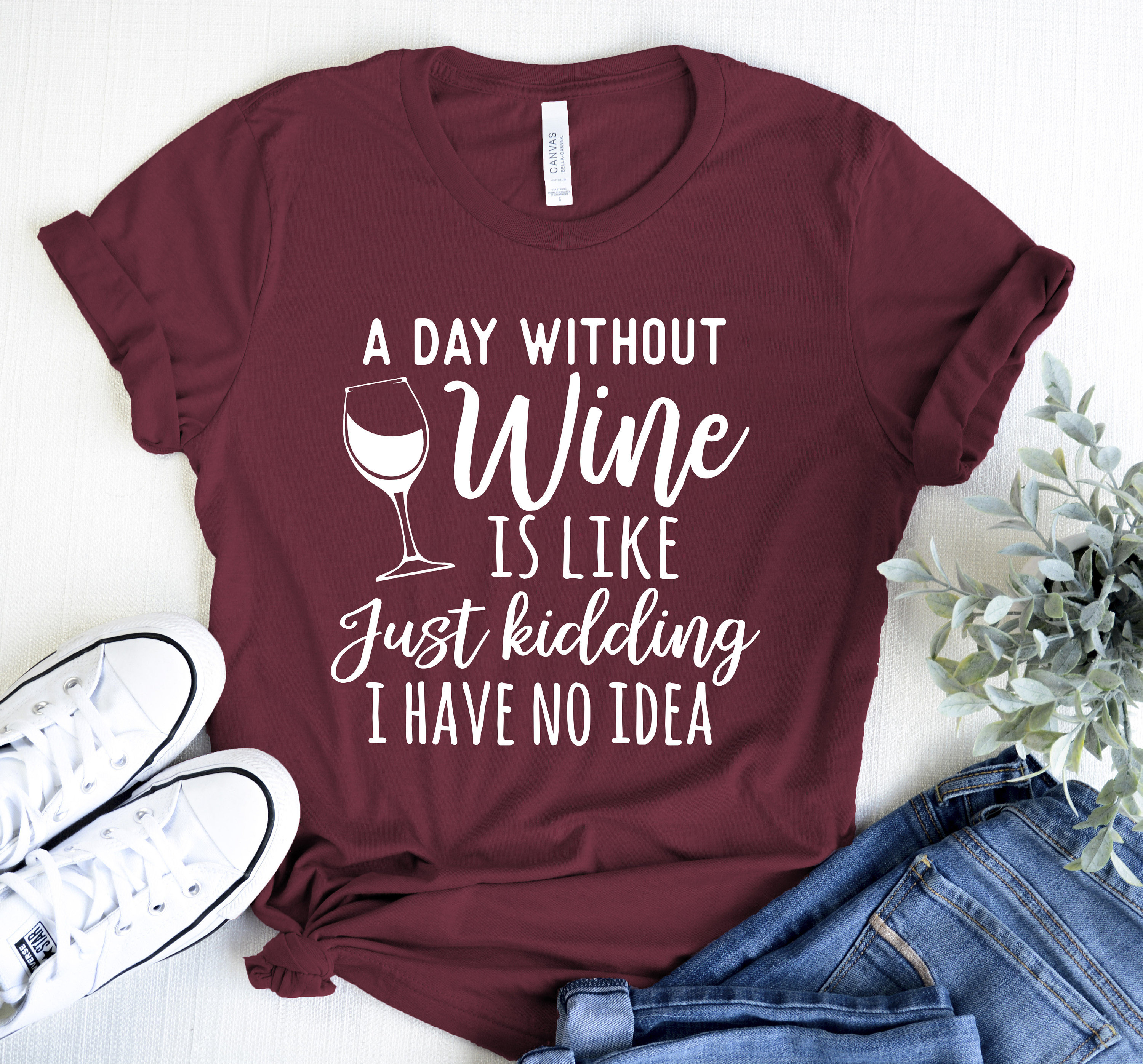 A day without wine t shirt Clearance