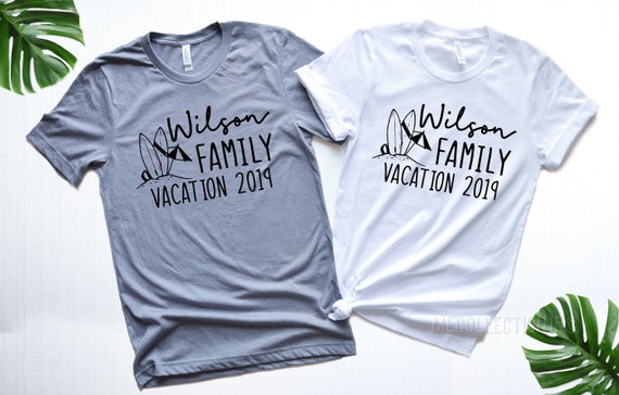 Custom Family Vacation Shirts Family Vacation Shirts Family | Etsy