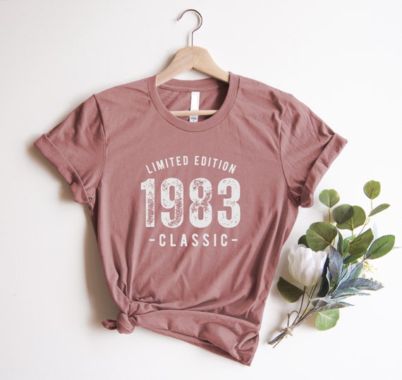 1983 Shirt, Birthday 1983 Shirt, 40th Birthday shirt for women, 40th birthday gift, Gift under 20, 40th Birthday gift, 40th birthday Tee