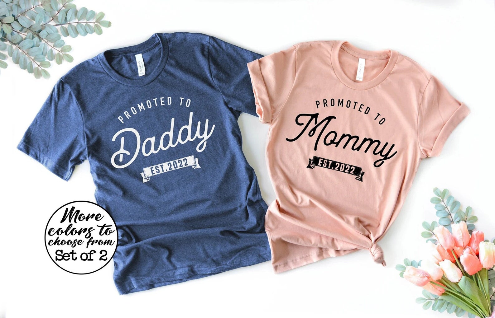 Pregnancy Announcement Shirts for Couplebaby Announcement - Etsy