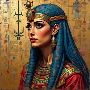 Queens of the Universe Collection  ~ Cleopatra Clip Art Digital Print Picture