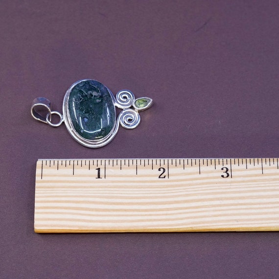 Vintage (320125) Sterling silver handmade pendant… - image 6