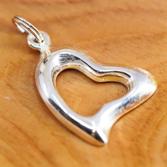 【MEXICO SILVER 925】vintage ハートネックレスチャーム MEXICO SILVER 925】vintage ハートネックレスチャーム