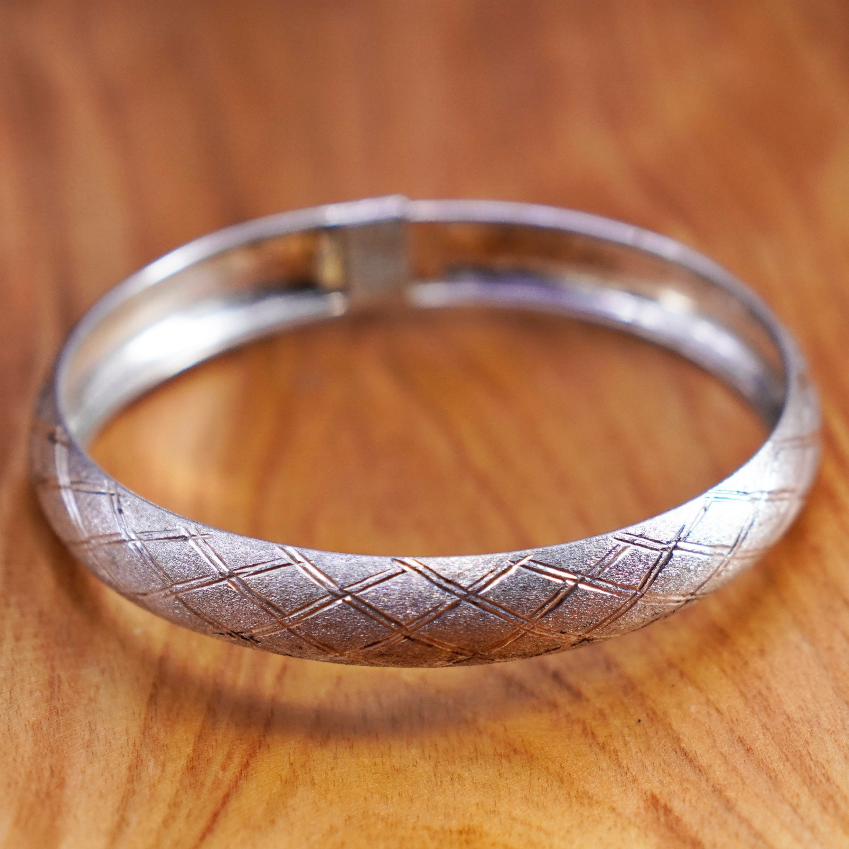 Size Adjustable, Vintage Sterling Silver Handmade Bracelet