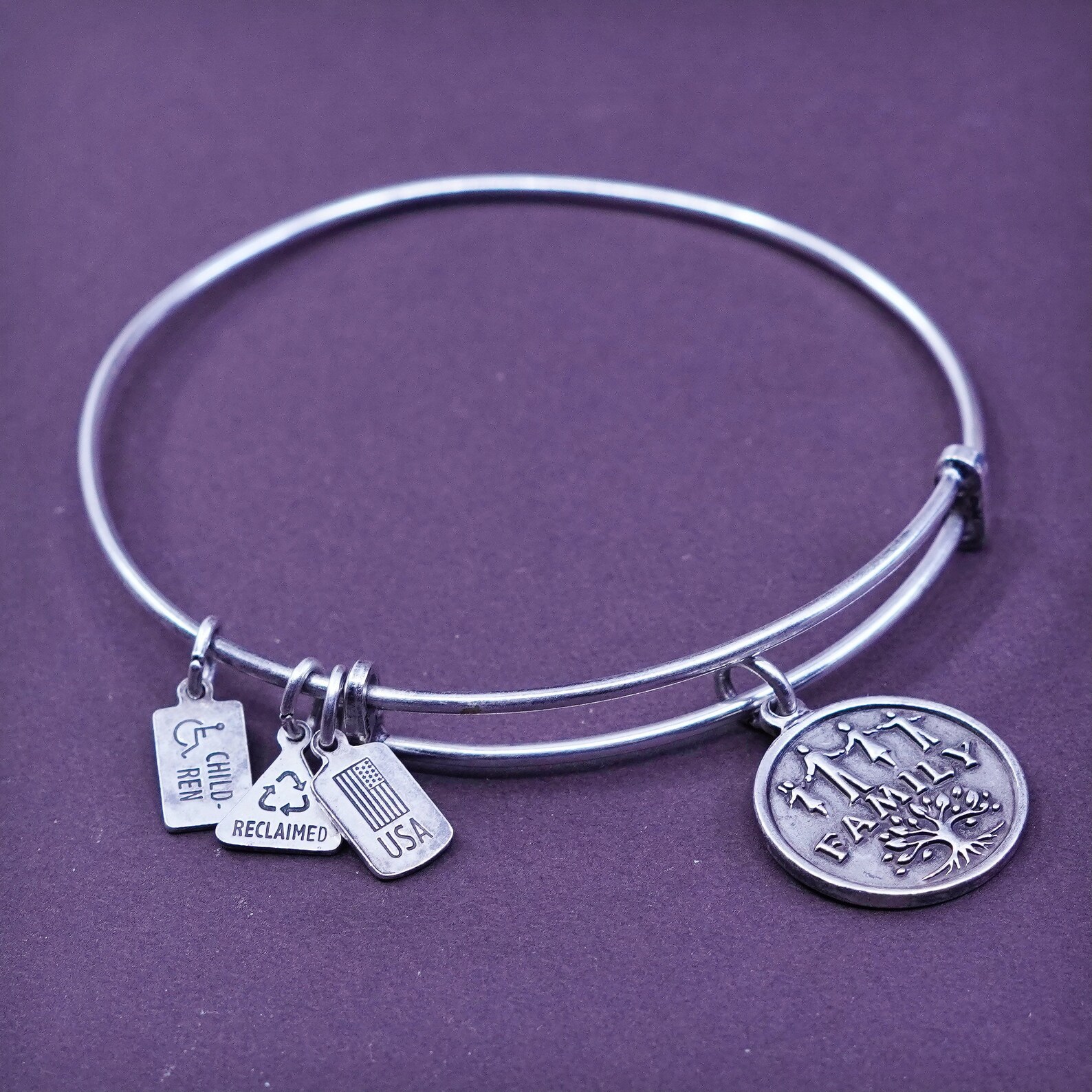 Size Adjustable Wind & Fire Bangle Bracelet With Family Etsy UK