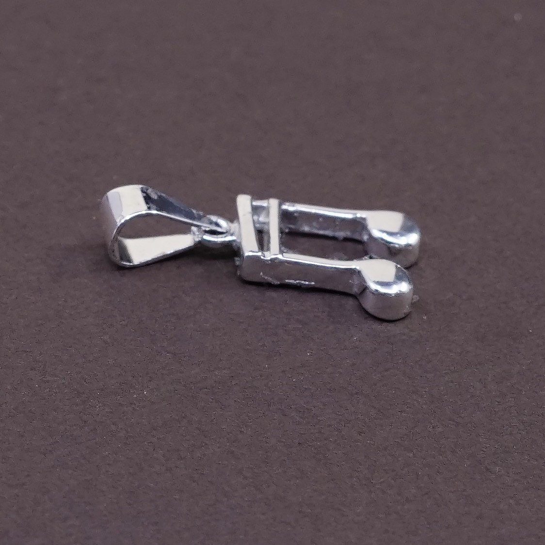 Vintage 320592 Sterling Silver Handmade Pendant, Solid 925 Silver Music Symbol Charm With Crystal, Stamped Sterling - Etsy Vintage 320592 Sterling Silver Handmade Pendant, Solid 925 Silver Music Symbol Charm With Crystal, Stamped Sterling - Etsy
