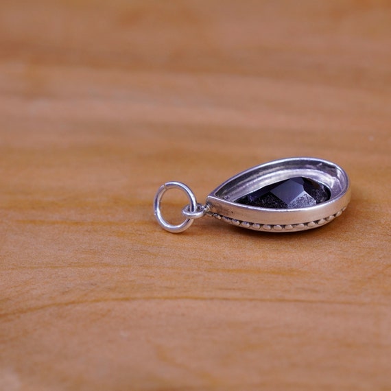 Vintage Sterling silver handmade pendant,  925 ch… - image 5
