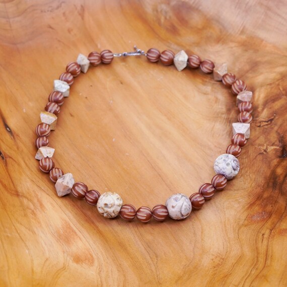 17”. Native American handmade handmade necklace, … - image 5
