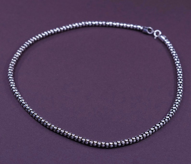 Sterling Silver Diamond Initial Charm Letter Y Hand Stamped With 18 Silver Bead Chain