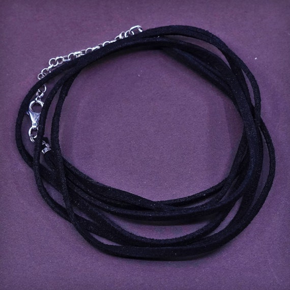 16”+2”, vintage (340185) handmade necklace, 3 str… - image 1