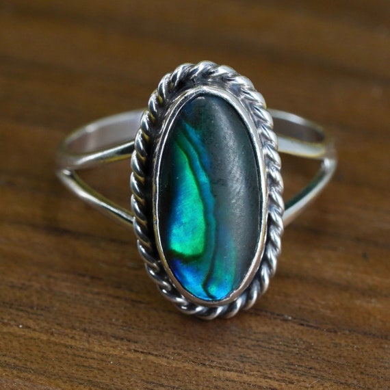 Size 7, Native American Thomas Singer sterling si… - image 1