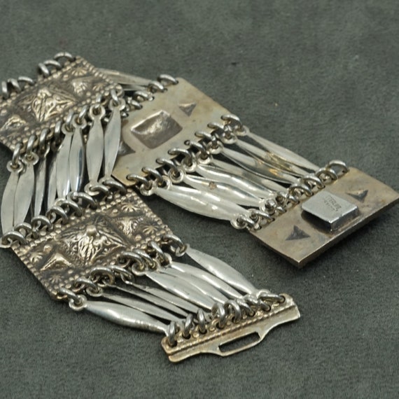 7”, Vintage (330291) Sterling Silver Handmade Bracelet 7”, Vintage (330291) Sterling Silver Handmade Bracelet