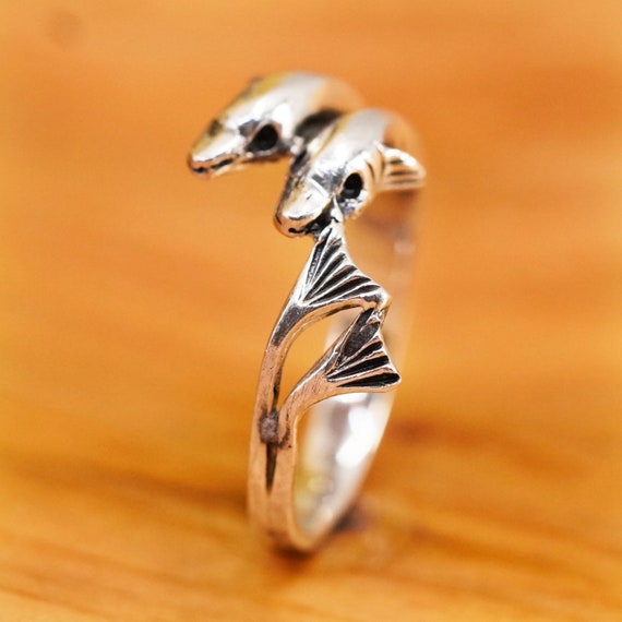 Size 6.25 Vintage Sterling Silver Handmade Ring 925 Wrap - Etsy