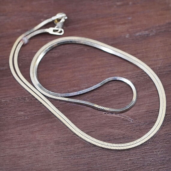 18 1mm Vintage Danecraft Vermeil Gold Over Sterling Silver