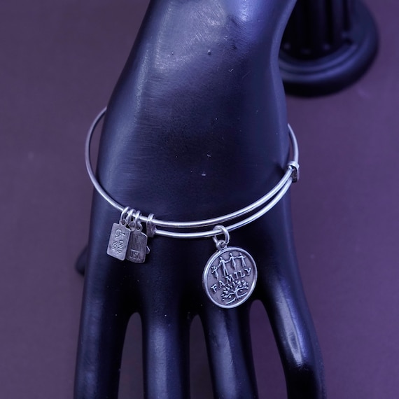 Size adjustable, Wind & Fire Bangle Bracelet with… - image 2