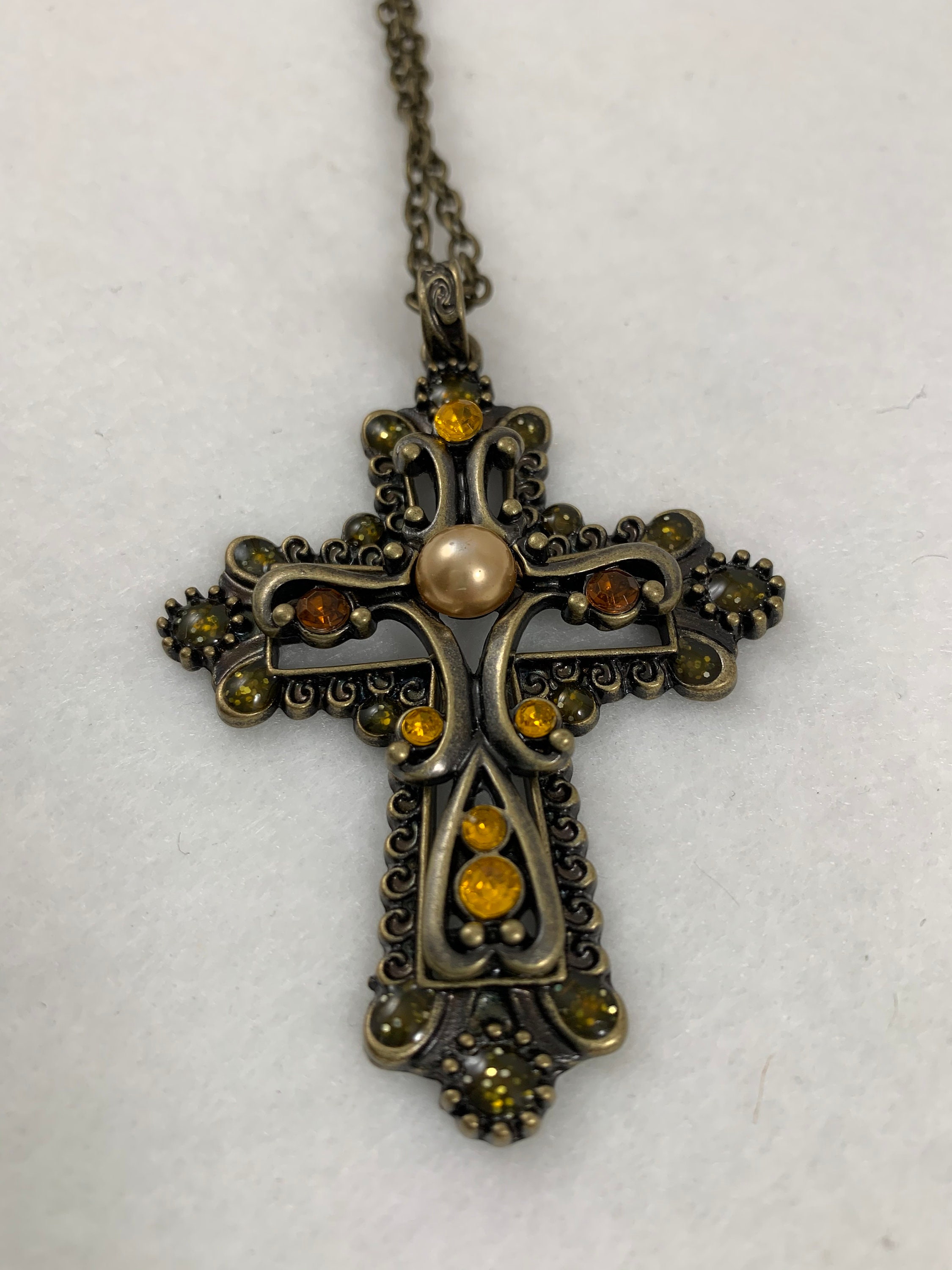 Cross Pendant Beautiful Ornate Vintage-inspired Cross - Etsy New Zealand