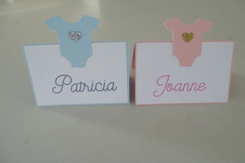 Baby shower place cards Baby shower placecards Baby shower Etsy