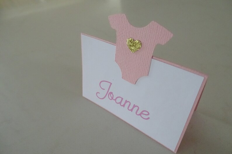 Baby shower place cards Baby shower placecards Baby shower Etsy