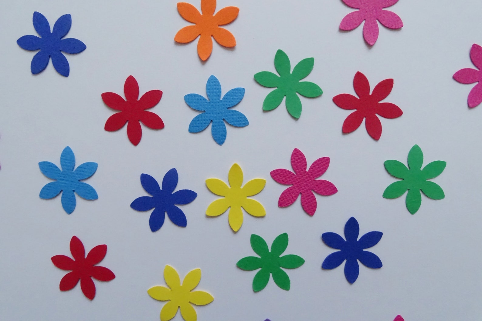 Flower die cut Paper flower die cut shapes Cardstock | Etsy
