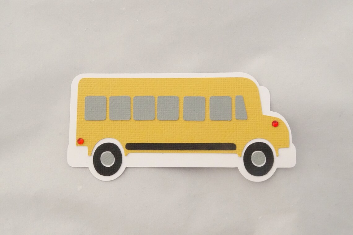 School bus cutout School bus theme School bus for kids | Etsy
