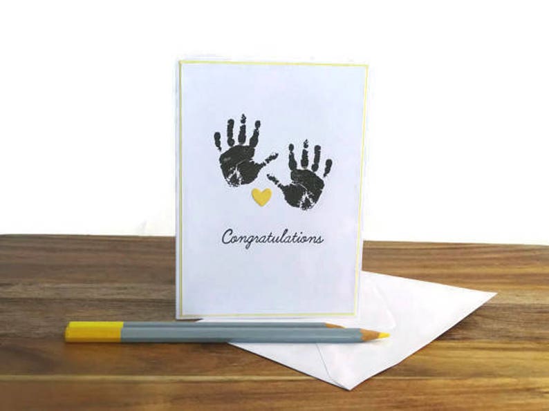 Congratulations new parents Congrats on baby New baby boy card Welcome to the world Hello world New baby card New baby girl card