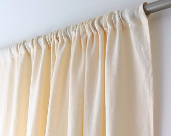 Linen curtain.Shower curtain.Long linen curtain .curtain. Modern linen curtain. Linen curtain 22 colors. Leinenvorhang. Weißer Leinenvorhang