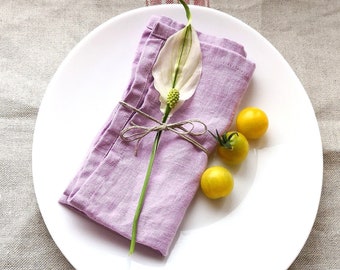 Washed Linen napkins.16"x16". servietten leinen bio. organic linen napkins /Natural linen napkins/unpapper napkins/unpapper cloth