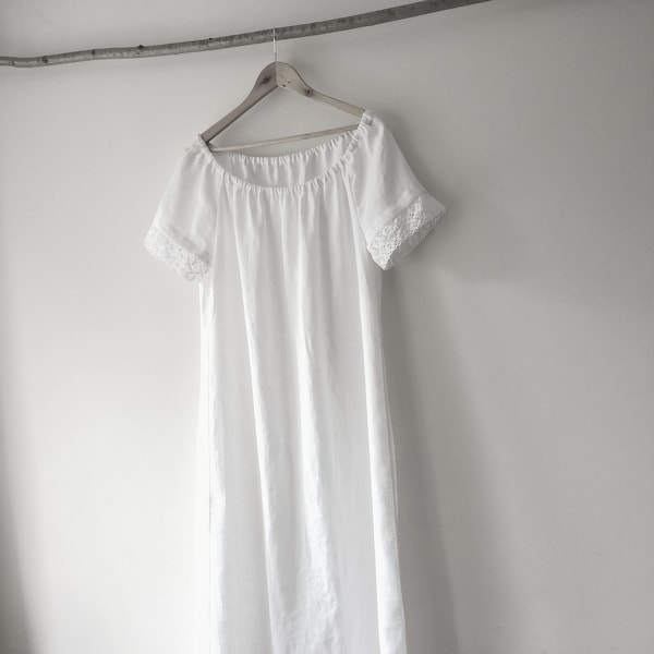 Linen Gown - Etsy