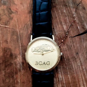 BCAG Herren Vintage Uhr Gold