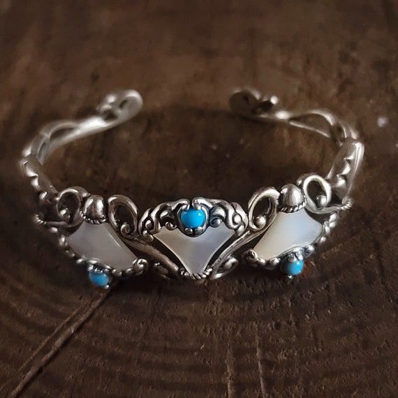 Vintage Sterling Silver Statement Cuff Bangle, Unique Artisan Cuff, Twisted Bangle, Open Cuff Antique, Boho 7 inch bangle