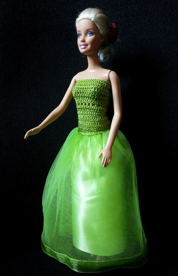 barbie in green dress