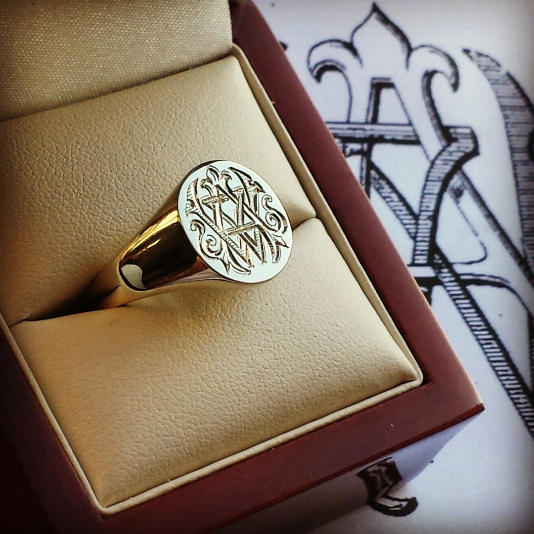 A monogram signet ring that I made for myself with my initials (SD). The  carving was made by hand and a few jewelry tools :) Would love to hear your  thoughts! :