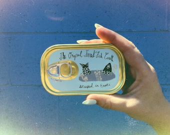 Tinned Fish Candle, Sardines, Anchovies, Tinned Seafood Candle, ENOKI FOREST