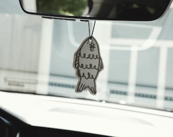 Fish Shaped Fragrance Cards for Small Spaces, Sardine Gift, Tinned Fish Gift