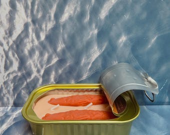 Tinned Fish Candle - Oakmoss & Amber