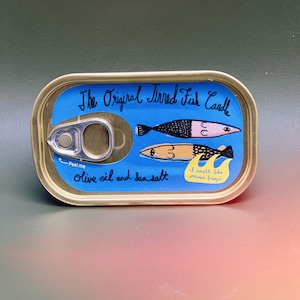 The OG Tinned Fish Candle, Sardines, Anchovies, Tin Seafood Candle, Unique Gift