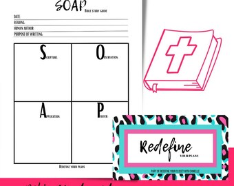 SOAP Bible Study Planner Inserts- DIGITAL DOWNLOAD