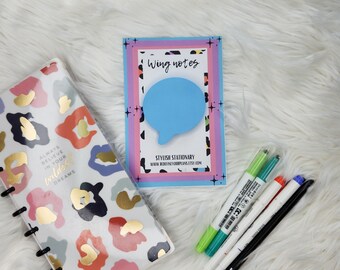 Text bubble sticky note- planner companion- desk accessory